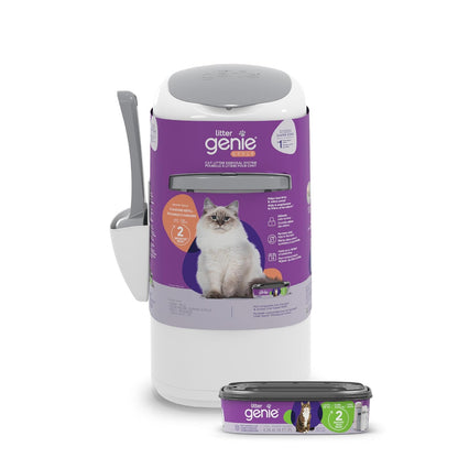 Style Pailcat Litter Box Waste Disposal System for Odor Control Includes 1 Square Refill Bag